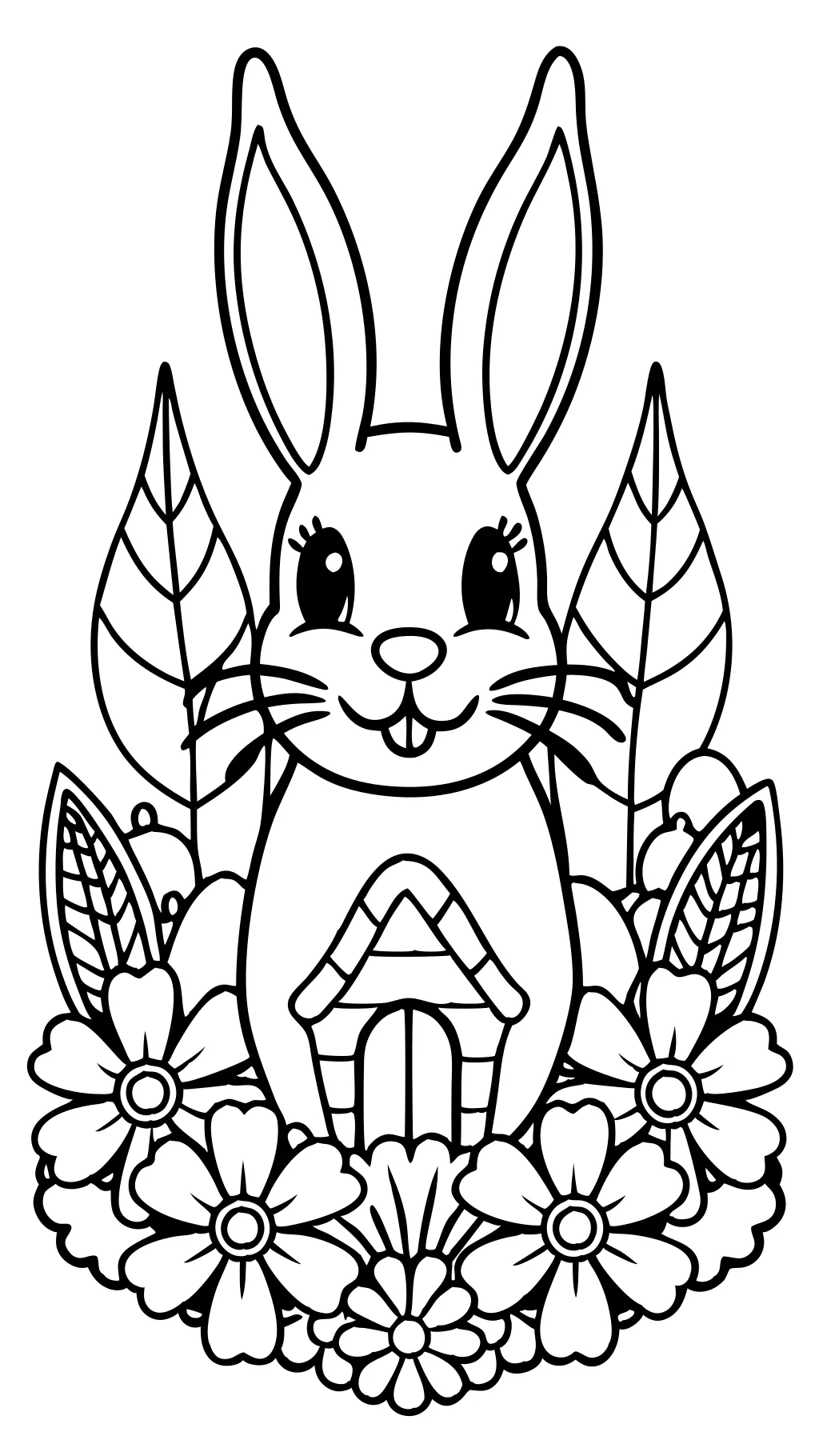 bunny adult coloring pages